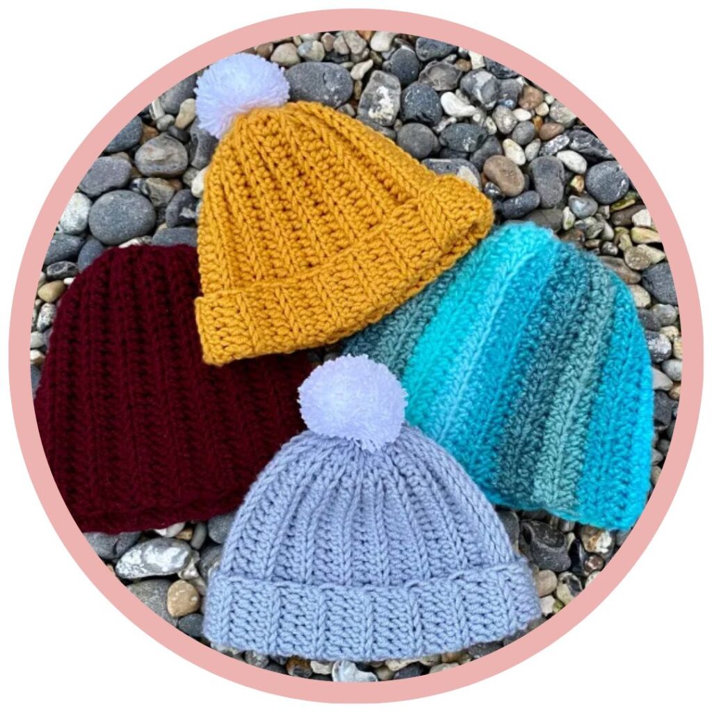 Simpel en Snel Muts Haakpatroon Coastal Crochet Galerij