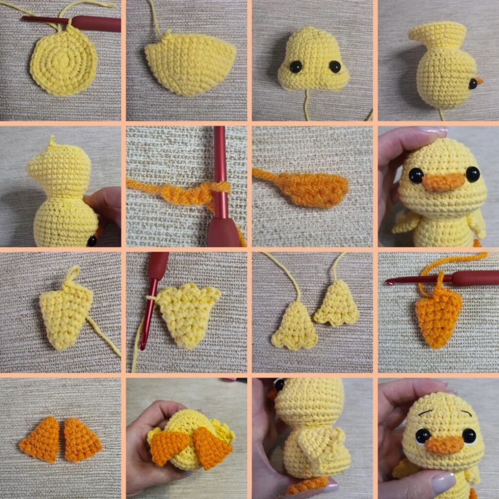 Haakpatroon Eendje 2 Eendje Haken Vivir Vintage Stap voor Stap