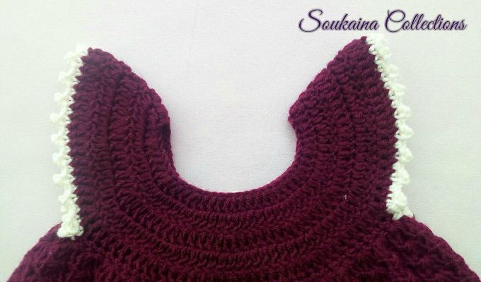 Prinses Sara - Gratis haakpatroon babyjurk 12 Prinses Sara Babyjurk Soukaina 8