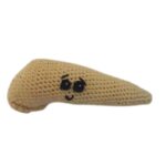 Alvleesklier Haakpatroon 92 Gratis haakpatroon Alvleesklier Haakpatroon - Decoratie, Menselijk lichaam - Anchor Creativa Fino - haaknaald 2 mm, 2.5 mm