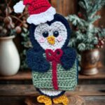Pinguïn Ornament 93 Gratis haakpatroon Pinguïn Ornament - Decoratie - Durable Double Four, Scheepjes Cahlista - haaknaald 1.75 mm, 3.75 mm