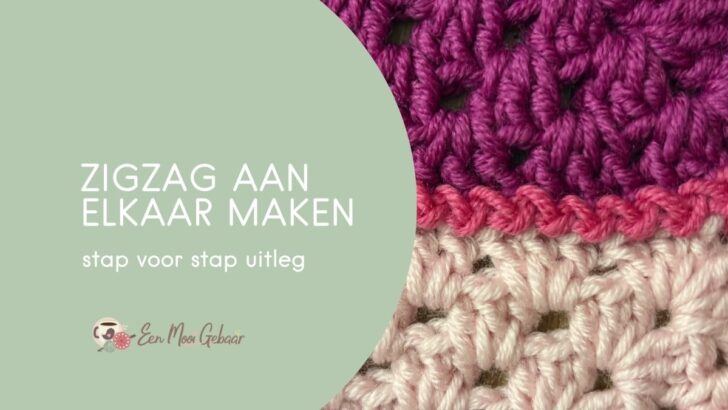 Zigzag aan elkaar maken Omslagfoto