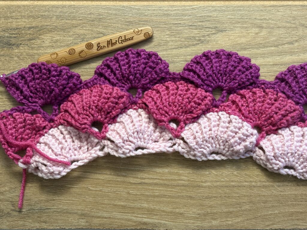 3D Schelpsteek stap 100