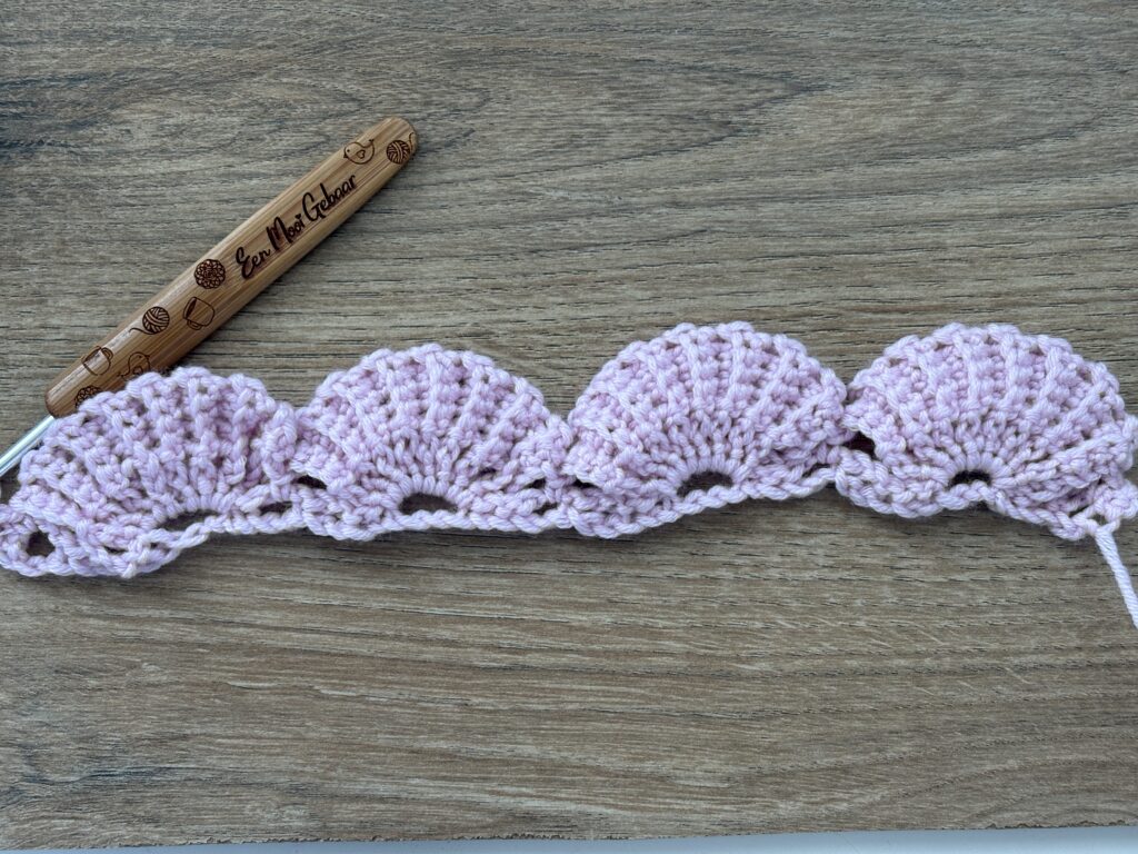 3D Schelpsteek stap 38