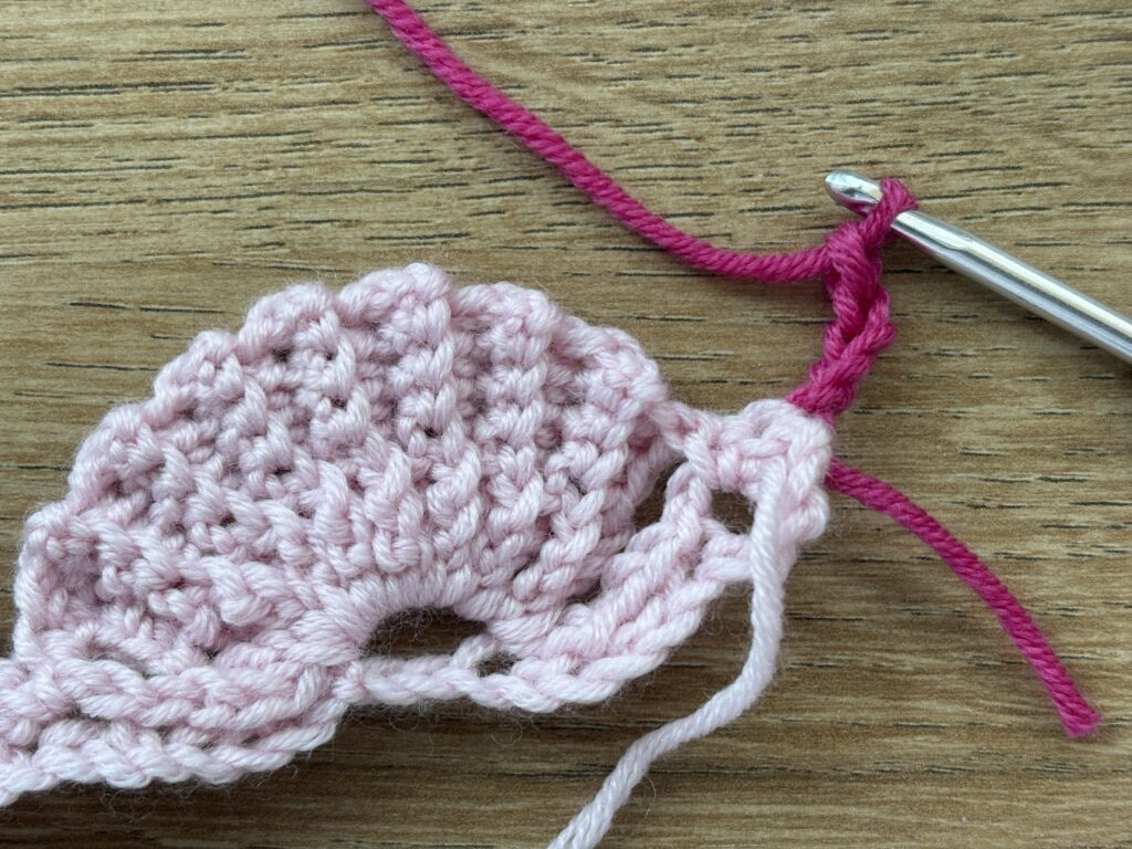 3D Schelpsteek stap 40