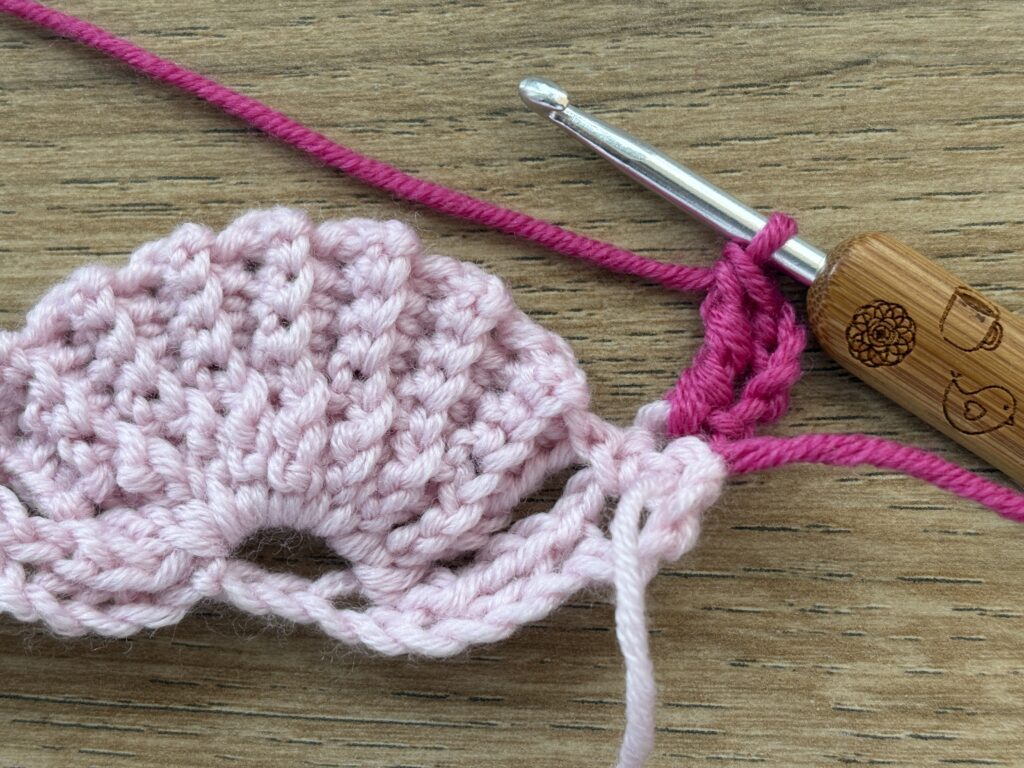 3D Schelpsteek stap 41