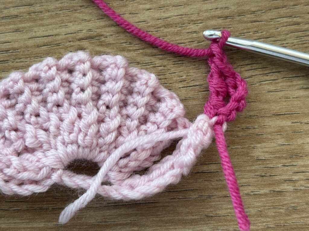 3D Schelpsteek stap 42