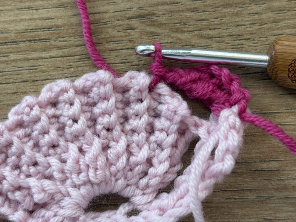 3D Schelpsteek stap 44