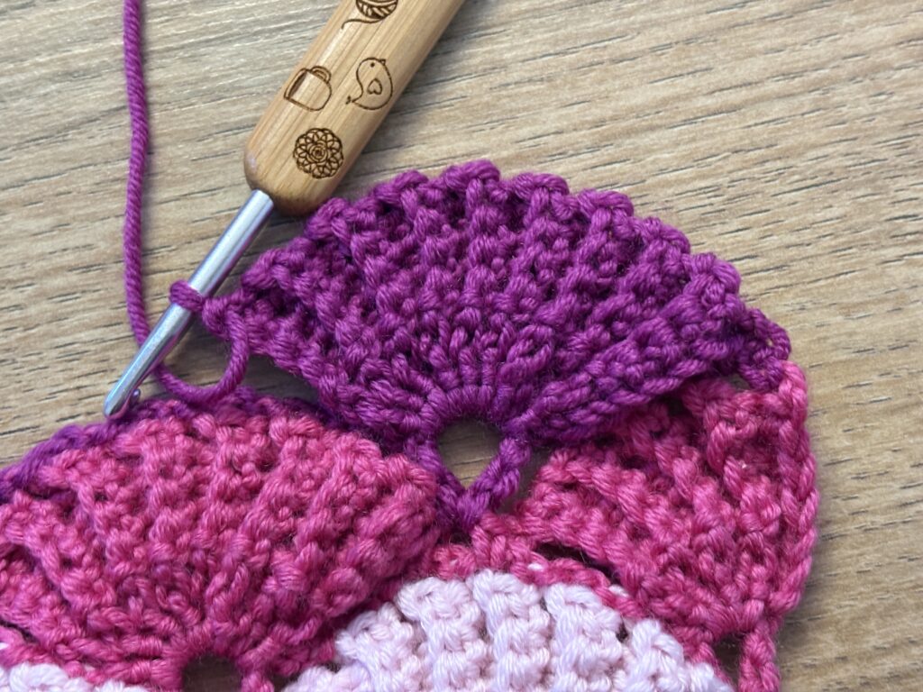 3D Schelpsteek stap 95