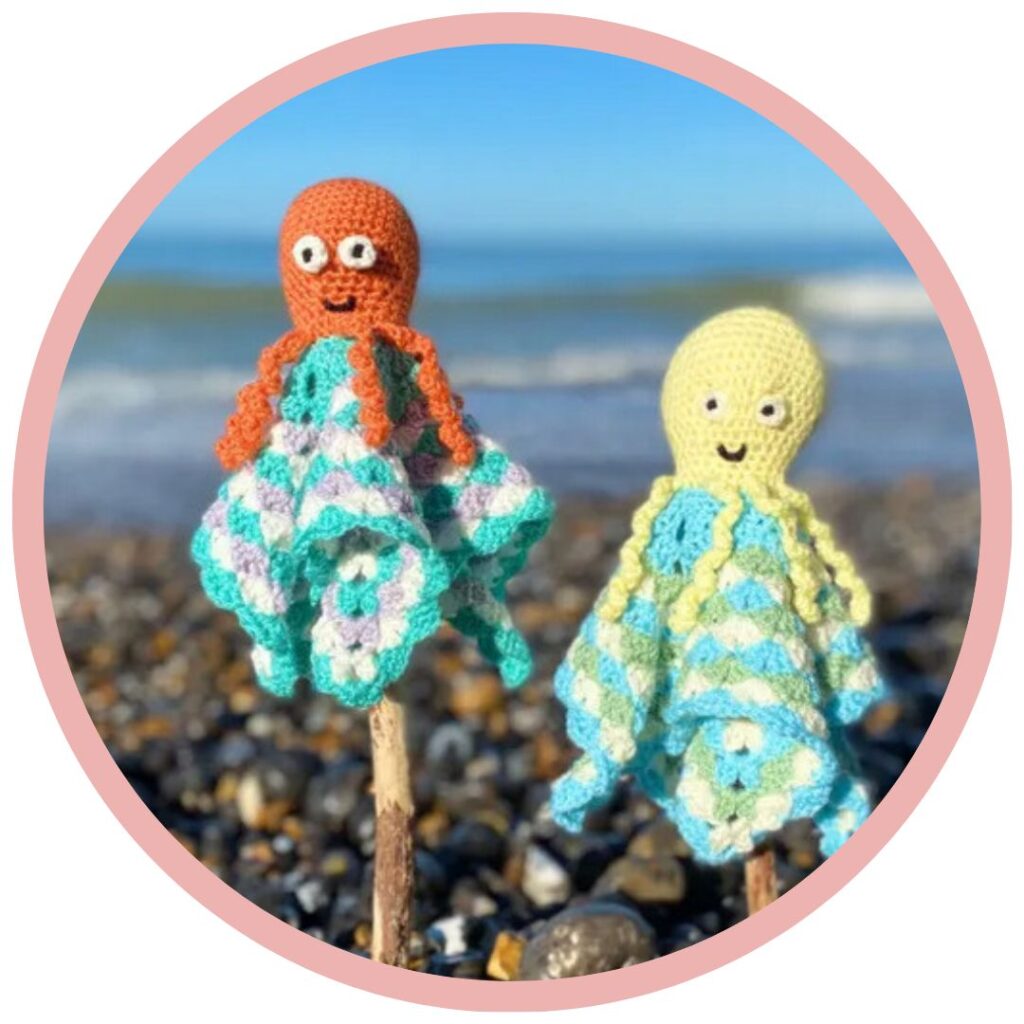 Gratis deken haakpatroon - Changing Tides - Deel 6 18 Osmond de Octopus Coastal Crochet Galerij