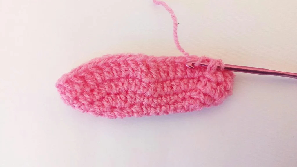 Roze Baby Slofjes Haakpatroon 8 Roze Baby Slofjes Soukaina 7