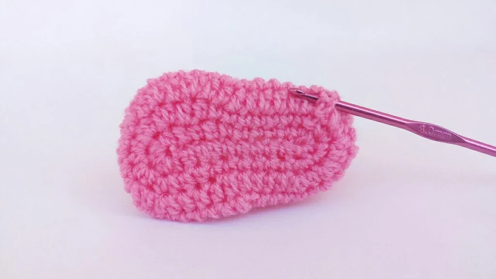 Roze Baby Slofjes Haakpatroon 10 Roze Baby Slofjes Soukaina 9