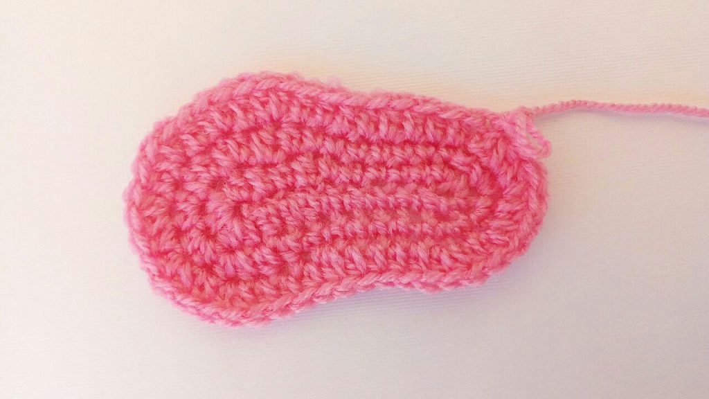 Roze Baby Slofjes Haakpatroon 7 Roze baby Slofjes Soukaina 6