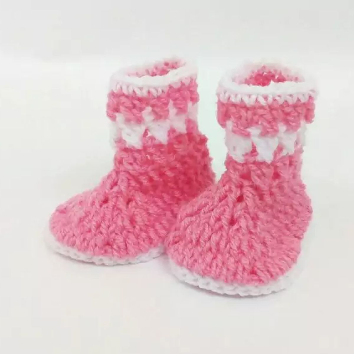 Roze Baby Slofjes Haakpatroon