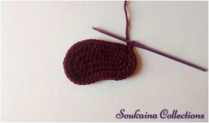 Gratis haakpatroon Babyslofjes Sara 8 Sara Baby Slofjes Soukaina 3