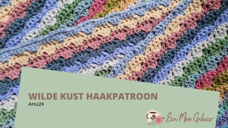 Wilde kust deken Haakpatroon Attic24 Omslagfoto