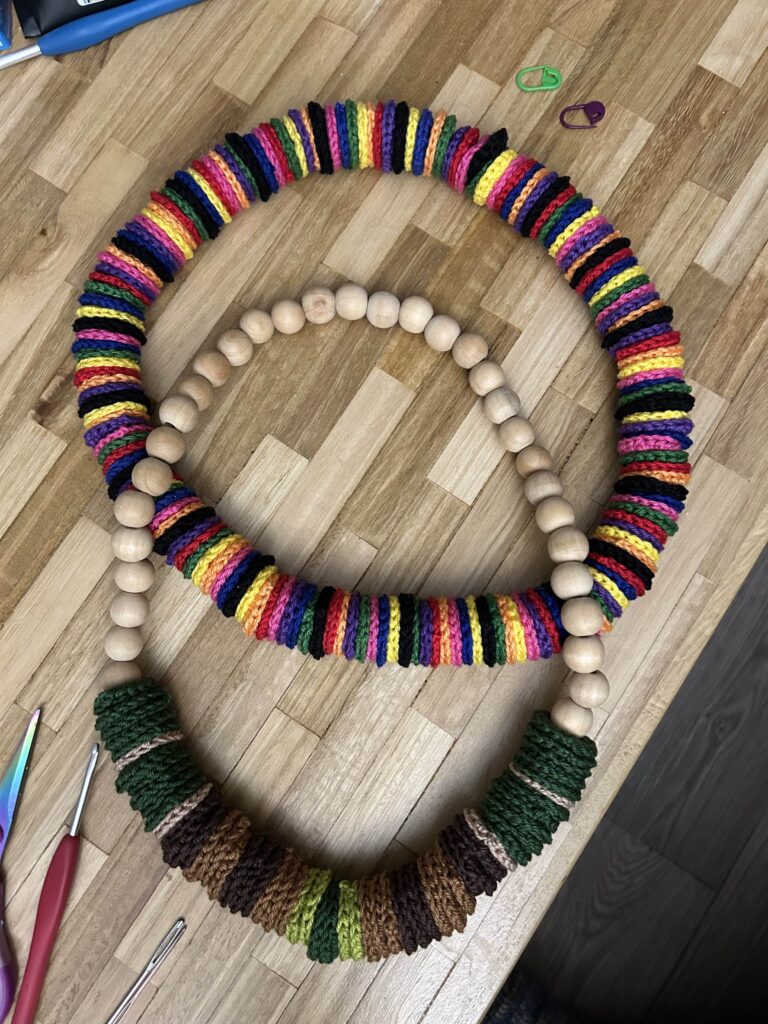 Gehaakte Ketting en Armband 3