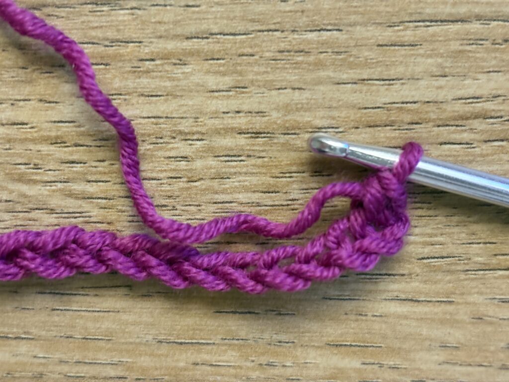 Wigsteek 66 Wigsteek stap 3
