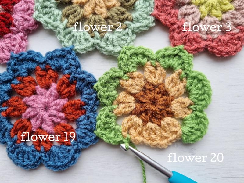 Bloemen Sjaal Haakpatroon 41 Bloemen Sjaal Afbeeelding 39