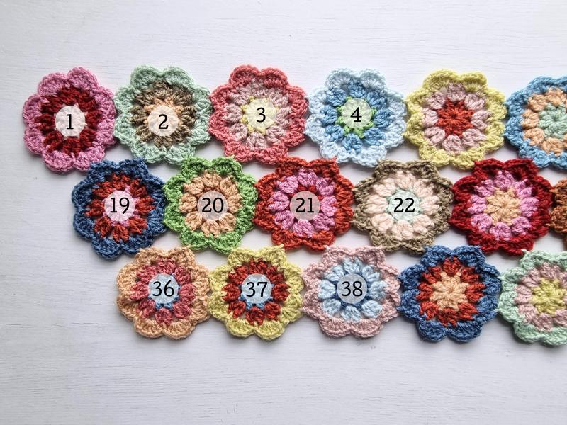 Bloemen Sjaal Haakpatroon 46 Bloemen Sjaal Afbeeelding 44