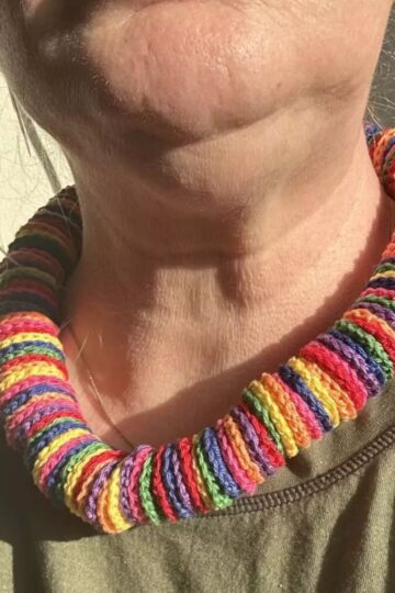 Gehaakte Ketting of Armband 34 Gehaakte ketting