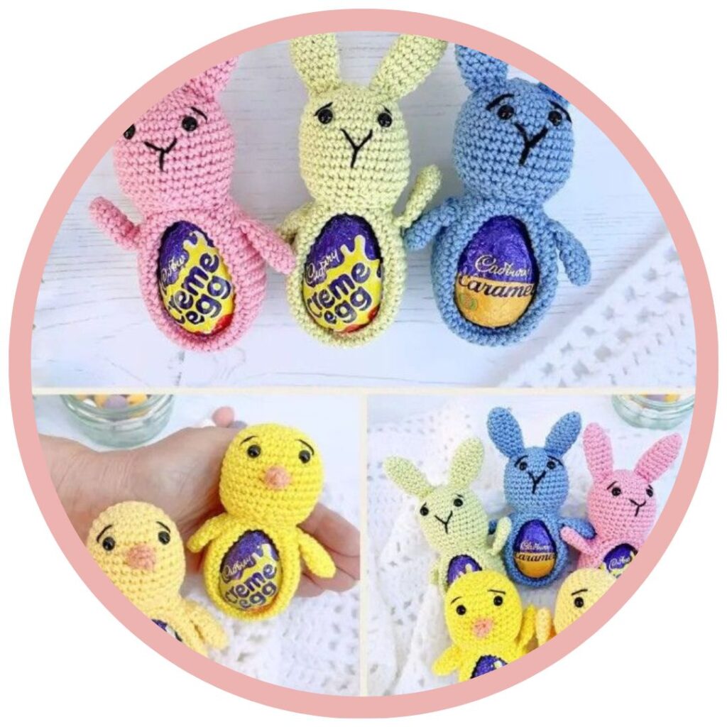 Paaseihouders Paaskuiken en konijn KCACOUK Galerij