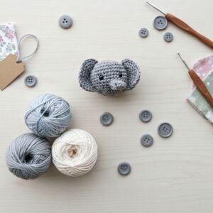 Olifant Sleutelhanger 3 Olifant Pipizzuella Crochet Omslagfoto