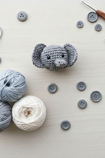 Olifant Sleutelhanger 48 Olifant Pipizzuella Crochet Omslagfoto
