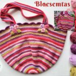 Bloesem Tas Haakpatroon 38 Gratis haakpatroon Bloesem Tas Haakpatroon - Tas - Bluefaced Leicester Aran - haaknaald 4 mm
