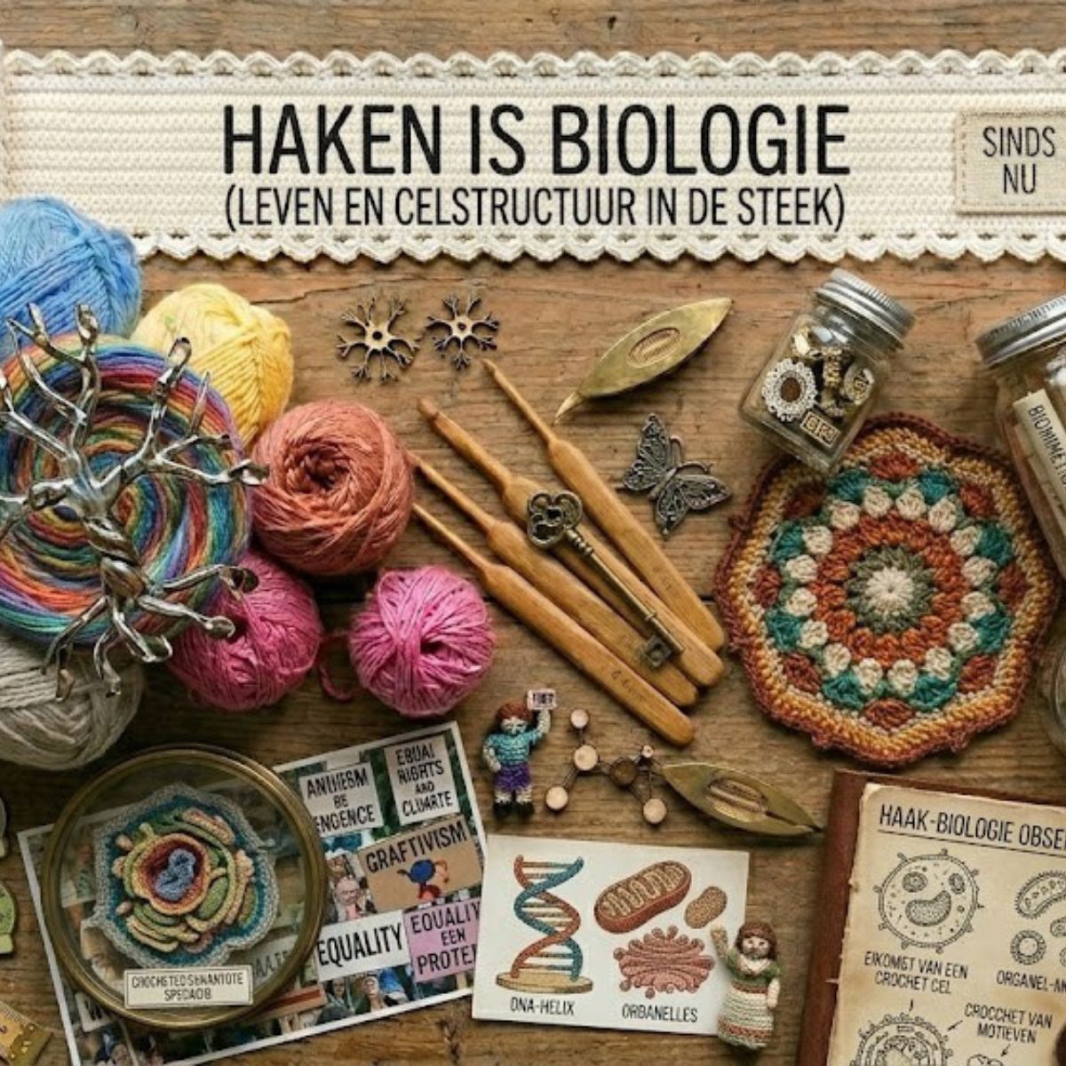 Haken is biologie (de natuur haakt al 500 miljoen jaar) 17 Haken is biologie (de natuur haakt al 500 miljoen jaar)