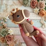 Klein Paardje Haken 32 Gratis haakpatroon Klein Paardje Haken - Amigurumi, Knuffel - haaknaald 3.5 mm