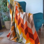 Parallel 23 Gratis haakpatroon Parallel - Deken - Geschikt voor restjes garen, Scheepjes Colour Crafter - haaknaald 4 mm