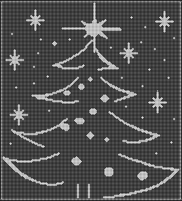 Twinkle Tree - Interlocking Haakpatroon 3 Twinkle Tree back