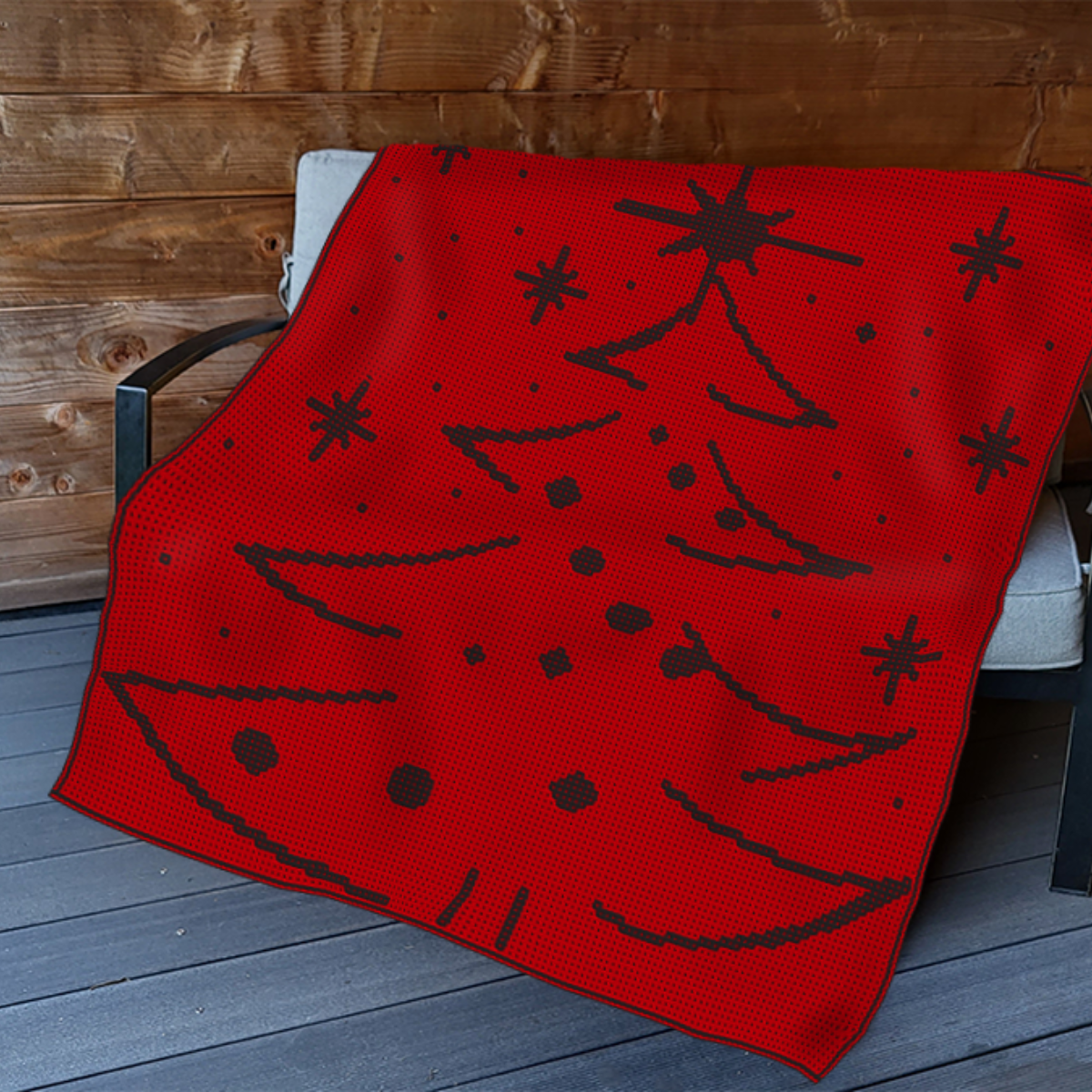 Twinkle Tree - Interlocking Haakpatroon